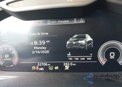 2019 Audi Q8 55 Premium z USA, uszkodzony, nr VIN WA1FVAF10KD042272